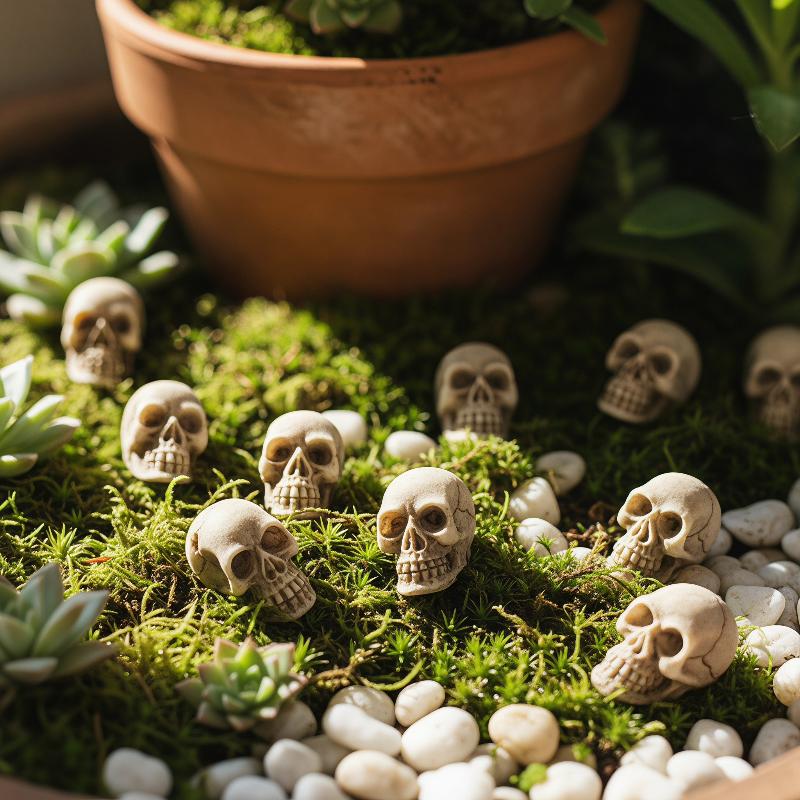 Vintage Collectibles Store - Mini Skull Figurines 20Pcs Collectible Creative