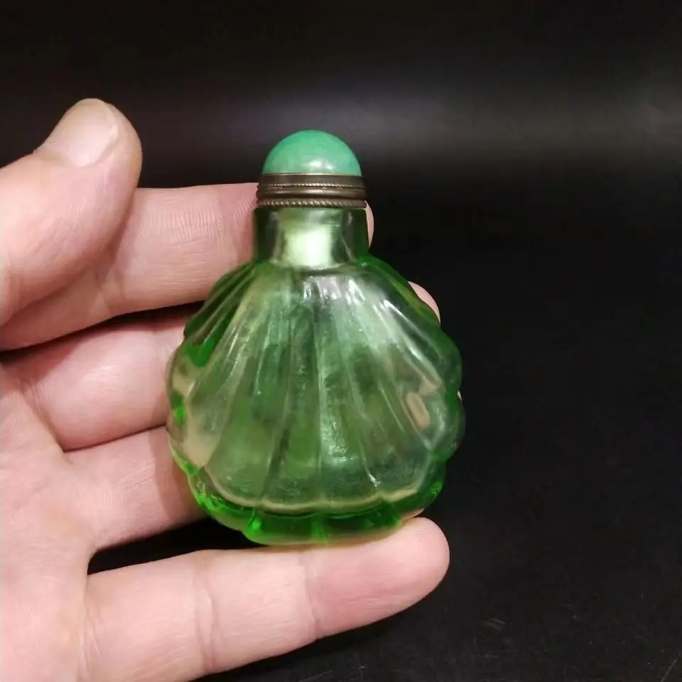Chinese antique green transpar - Vintage Collectible Bottles ulasan dan harga