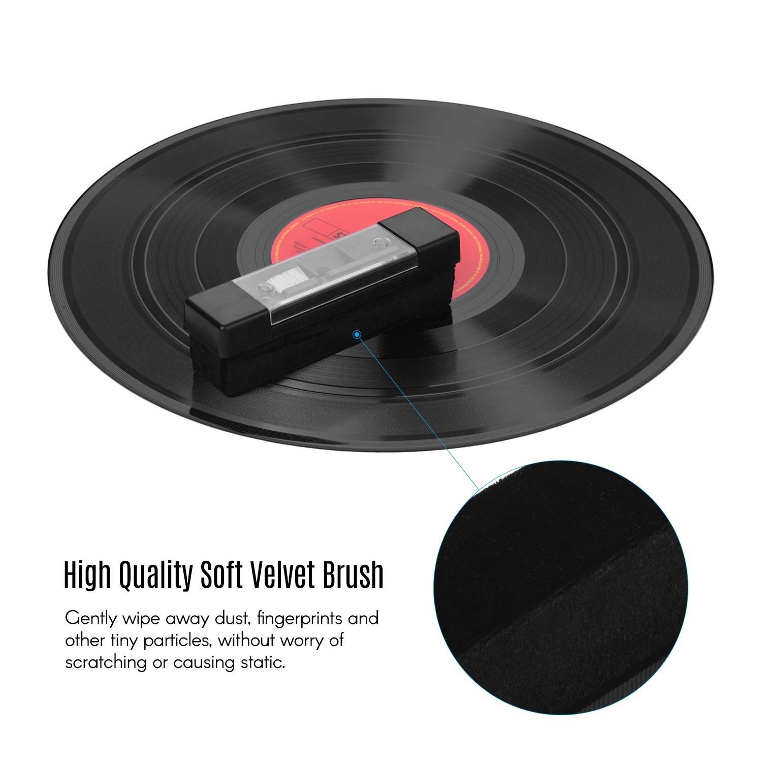 Vinyl Record Cleaner Brush - D - Vinyl Record Cleaner ulasan dan harga