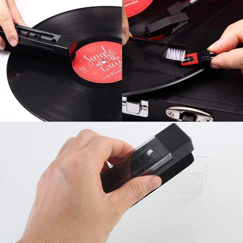New#3Pcs Record Cleaning Brush - Vinyl Record Cleaner ulasan dan harga