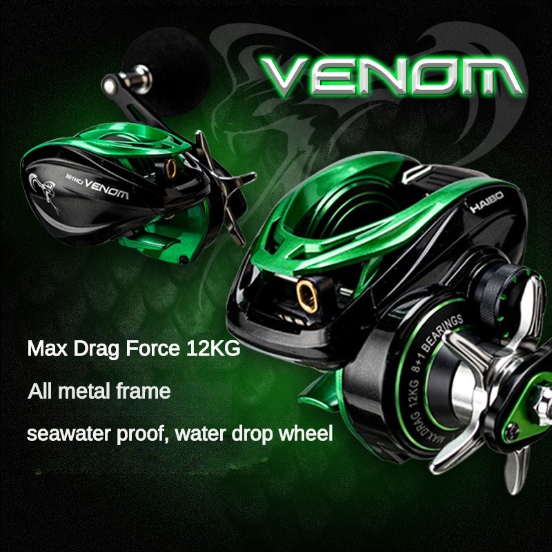 HAIBO VENOM Anti-saltwater Fis - Developing Tank Reel ulasan dan harga