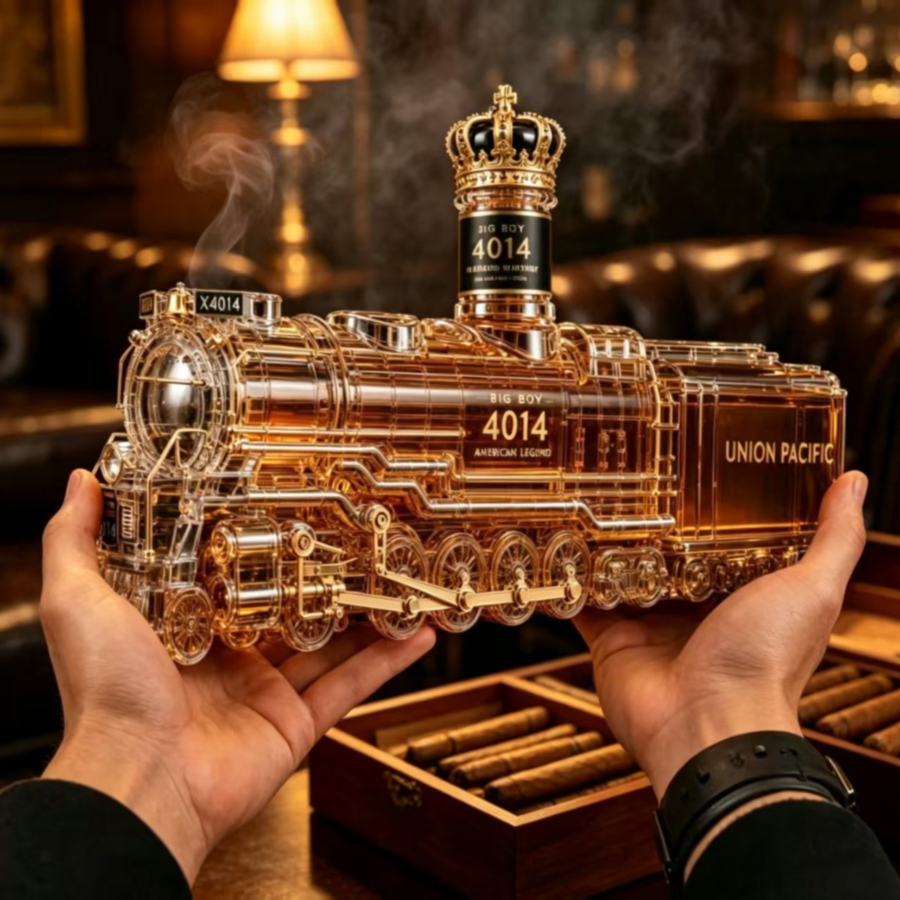 Vintage Steam Train Whiskey De - Vintage Collectible Liquor Bottles ulasan dan harga