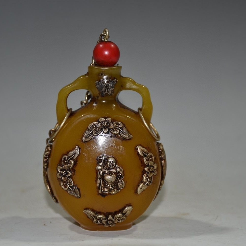 Vintage Collectible Carved Amb - Vintage Collectible Bottles ulasan dan harga