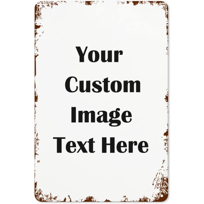 Custom Metal Tin Sign 1pc Pers - Vintage Collectible Plates ulasan dan harga